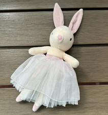 Jellycat Etoile Bunny Ballerina Dress Pointe Plush Stuffed Animal ETO3B 10" Used