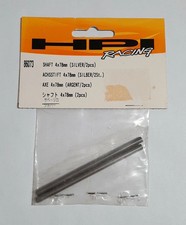 HPI RACING 86073 Steel Shaft Axle 4 x 78mm Silver 2 pieces New Old Stock