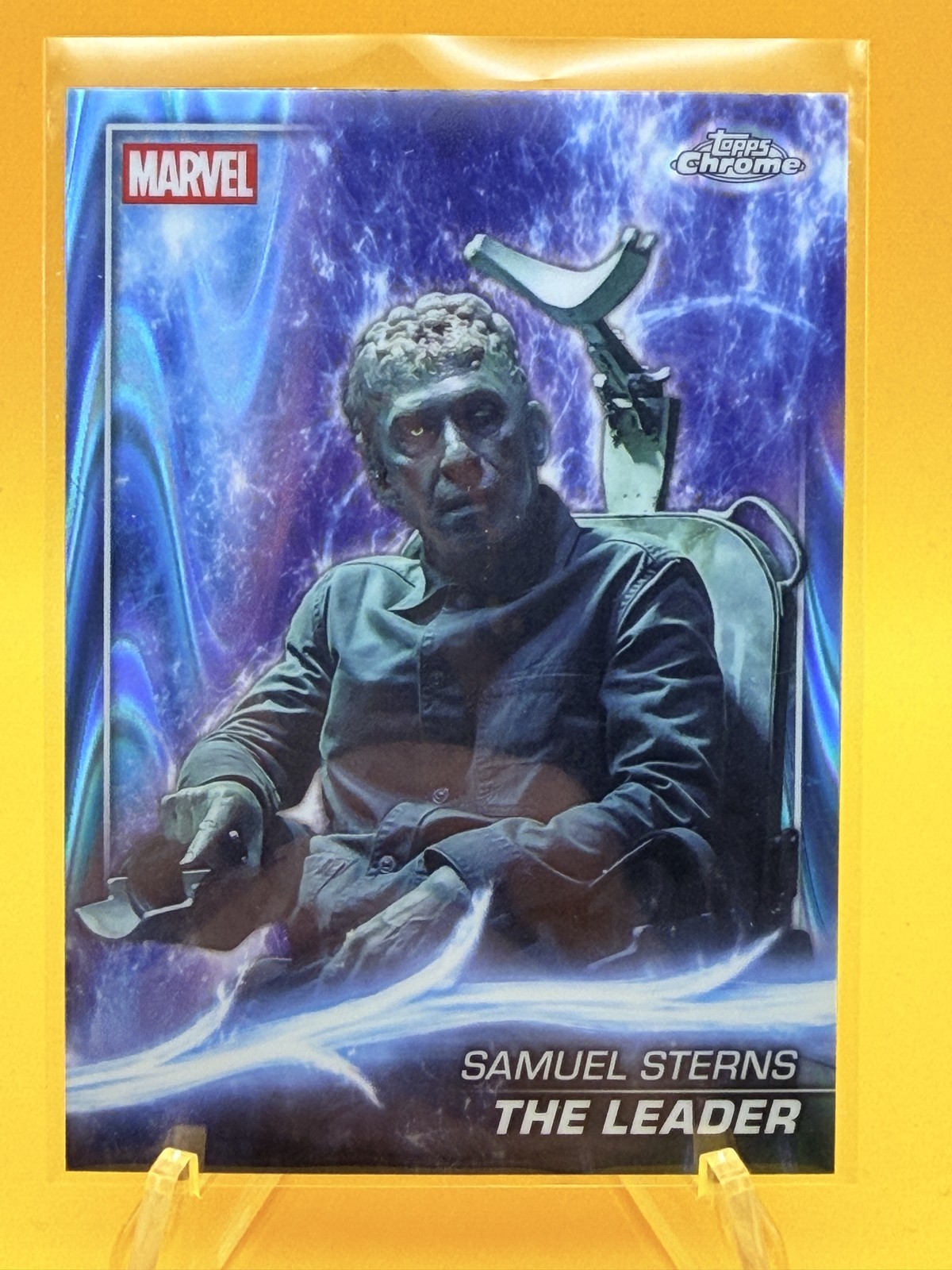 2025 Topps Chrome Marvel Studios #173 The Leader Sky Blue RayWave Refractor
