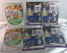 LOT of 6 - IN-N-OUT BURGER KIDS ACTIVITY FUN PACK 4 CAR PKS & 2 BURGER & FRIENDS