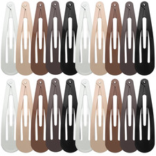 30 Pieces 3.1 Inch Large Metal Snap Hair Clips Nonslip Barrettes Women