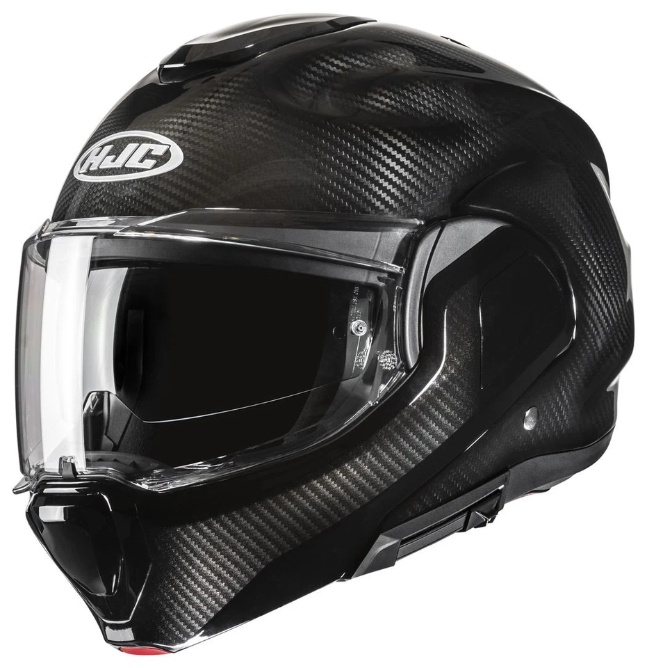 Casque Moto Modulaire Réversible HJC F100 CARBON NOIR Taille XL