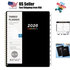 Planner 2026 – Jan. 2026 - Dec. 2026, 2026 Planner Weekly and Monthly, 8.5" x...
