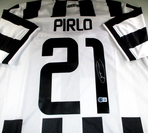 Andrea Pirlo / Autographed Juventis F.C. Nike Dri-Fit Soccer Jersey / Beckett