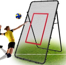 7x4 FT Adjustable Volleyball Rebounder Net Volleyball Training Equipment Net