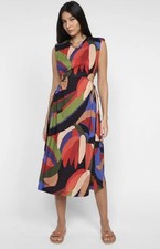 Farm Rio Padded Sleeveless Cutout Dress Size M