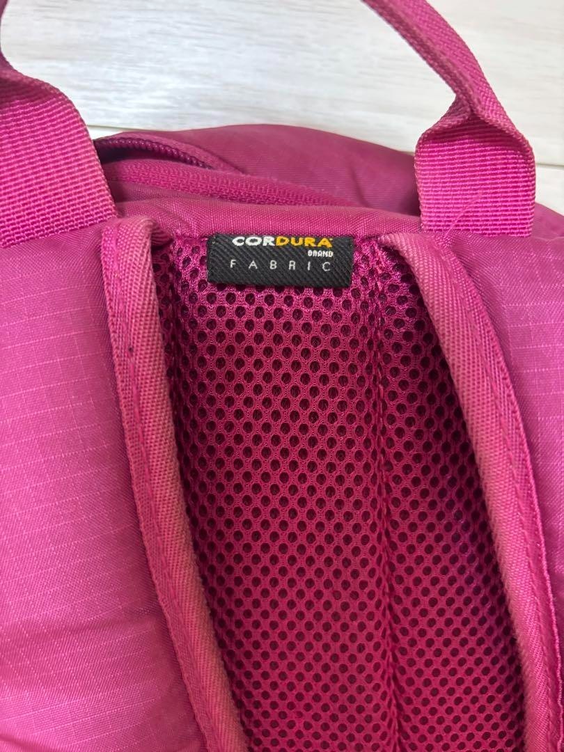 supreme 17SS Backpack CORDURA logo zip color Magenta Pink fashion