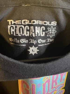 確実正規品 glogang GLORY BOYZ ロゴ Tシャツ 黒 Glo Gang Glory Boyz