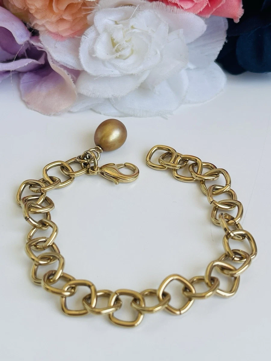 Bracciale Morellato Donna In Acciaio Con Perle Di Agata Colorate, Chiusura A Moschettone, 19 Cm