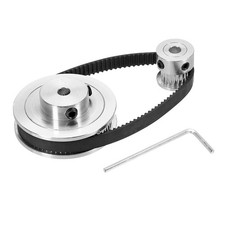 Timing Pulley 2060 Teeth 5mm Bore Synchronous Wheel With Belt And Wrench