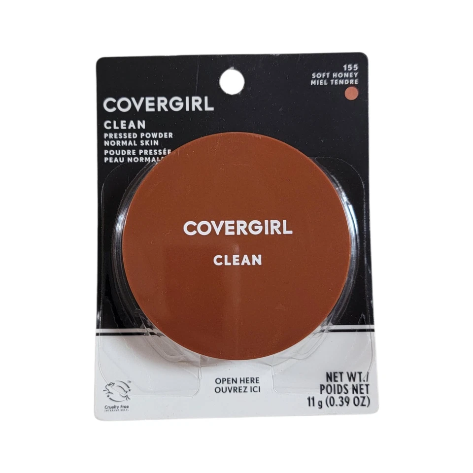 COVERGIRL CLEAN PRESSED POWDER 155 SOFT HONEY ORIGINAL TALC - Image 2 of 3
