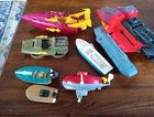 2 Hasbro Vehicles For Parts Or Repair Plus Other Pcs Same Era