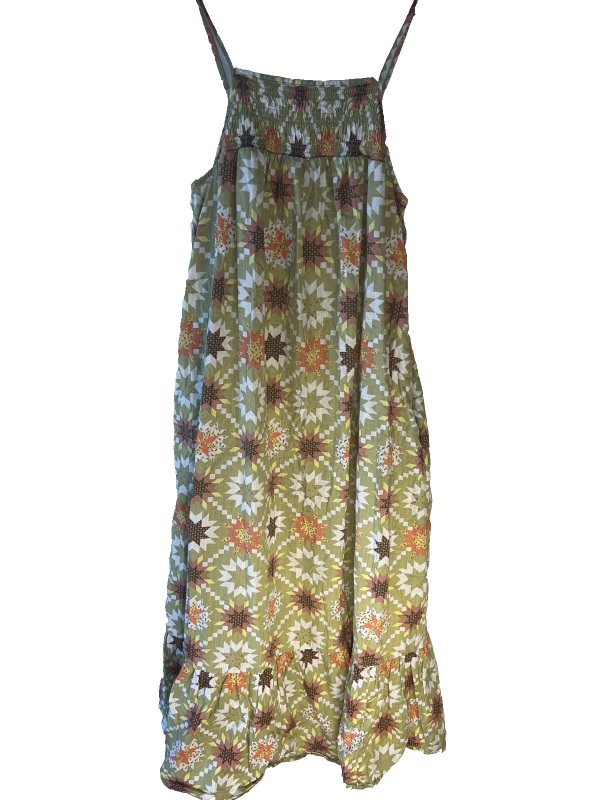 Universal Thread  Maxi Dress S Patchwork Quilt Pr… - image 1