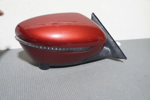 2014-2020 NISSAN ROGUE RIGHT PASSENGER SIDE POWER SIDE MIRROR RED BLIND SPOT