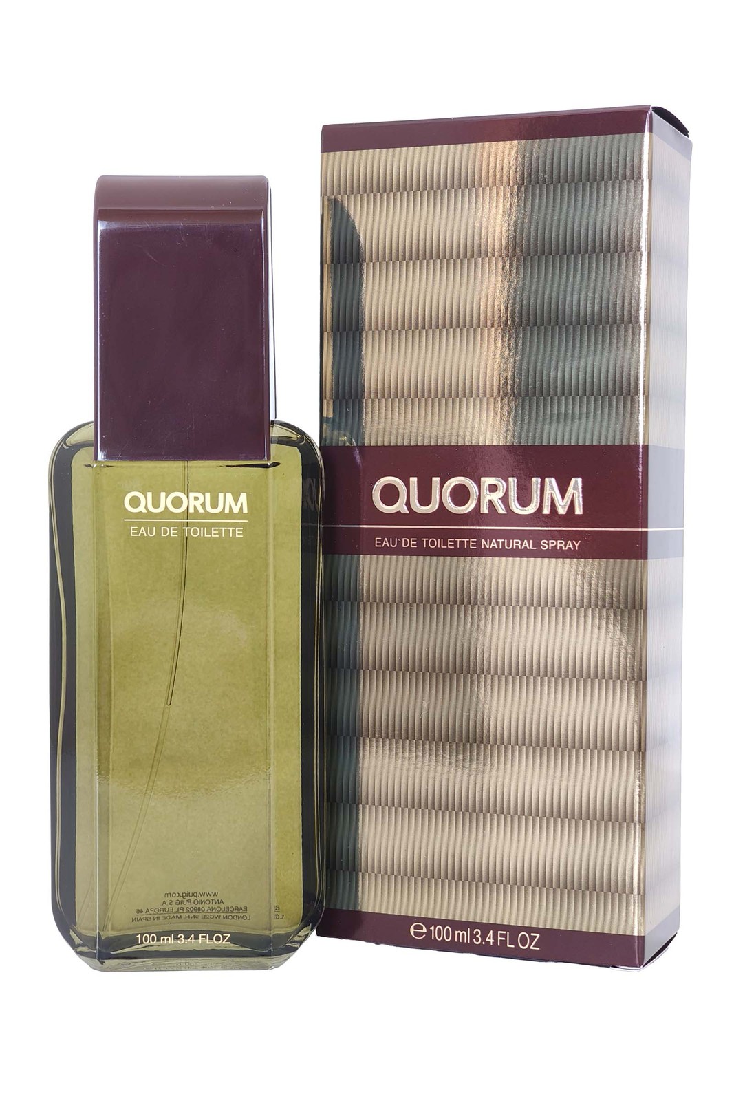 Puig Quorum Eau de Toilette Spray 100ml Mens Fragrance Musky Woody Scent