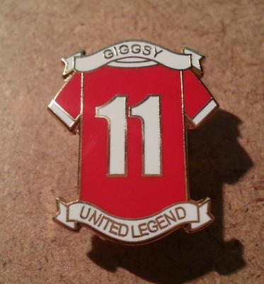 RYAN GIGGS - MANCHESTER UNITED LEGEND NUMBER 11 ENAMEL ...