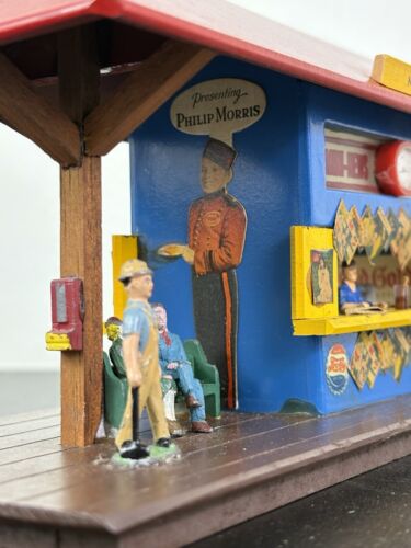 American Flyer Mini-Craft 750 Newark NJ Masonite Wood News stand - MINT cond. - Picture 14 of 18