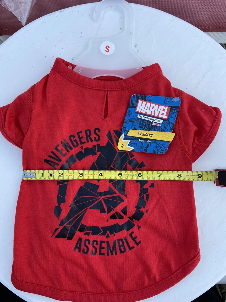 Marvel Avengers Dog Shirt Small Foto 2 de 3