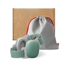 Baby ear muffs for noise protection and safety - For babies 3-48 months Green