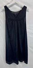 Vanity Fair Silky Nightgown Midi Black Sleepwear Sleeveless M