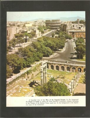 Vintage Roma Image of the Way of the Imperial Forums - 1965