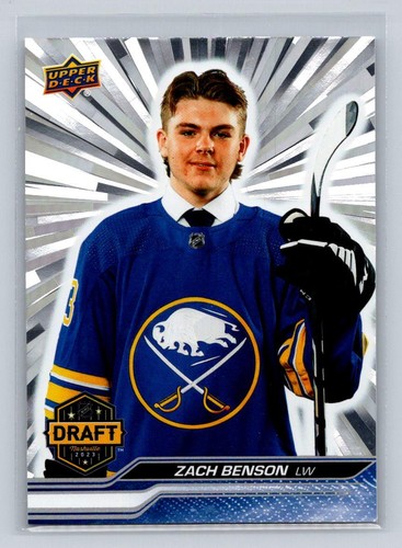 2023-24 Upper Deck ES # Zach Benson -Outburst Draft Day-Buffalo Sabres - 第 1/2 張圖片
