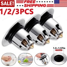 Universal Bathroom Drain Filter Plug Core Bounce Wash Basin Pop Up Sink Stopper