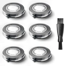 6-Pack SH30 Replacement Heads for Electric Shaver Series 3000 2000 1000 SW370...