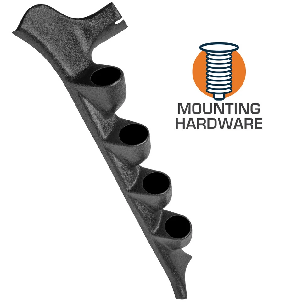 Pod medidor de pilar quádruplo preto para 1987-1991 Ford F-Series - Imagem 3 de 3