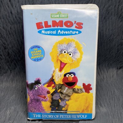 Sesame Street Elmo's Musical Adventure Peter and the Wolf VHS 2001