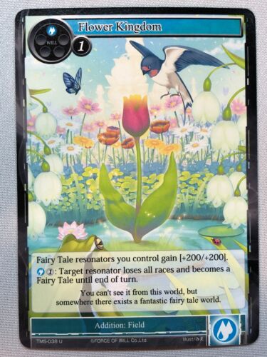 Force of Will The Moonlit Savior Flower Kingdom NM/M  - Picture 1 of 1
