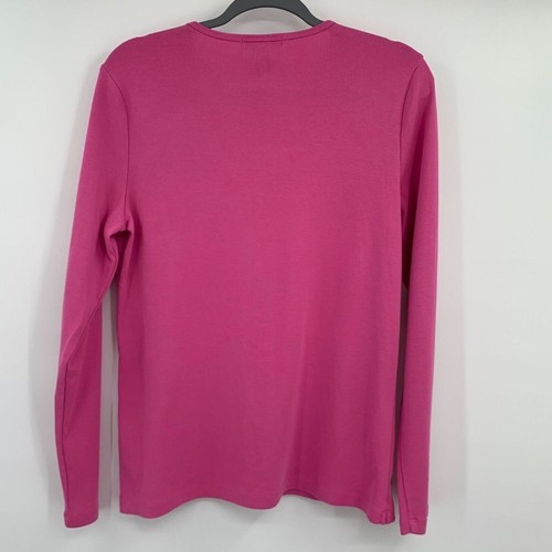 Lauren Ralph Lauren Cotton Pink Crewneck Girl's Pullover Sweater Size XL - Picture 6 of 6
