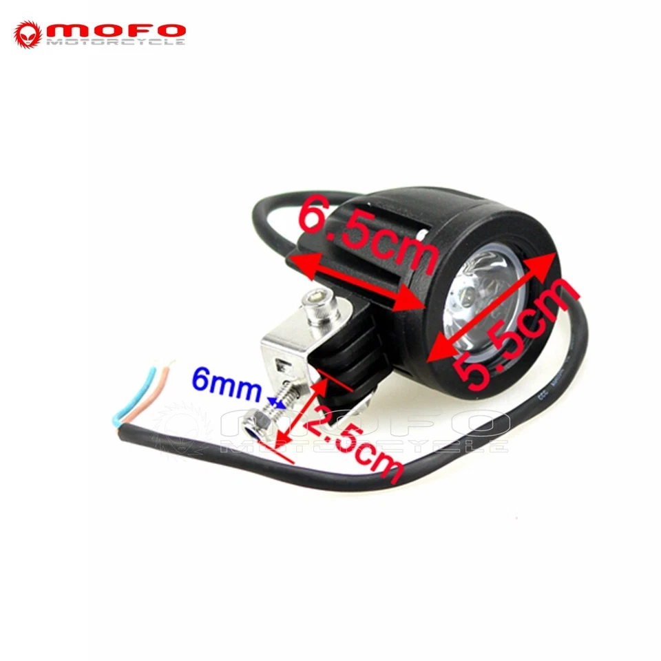 For BMW Handa Yamaha Suzuki ATV Motorcycle Driving Lights Spot LED Fog Lights  - Image 2 of 4