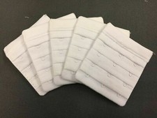 3 By 4 Hook Bra Extenders, White Lot Of 5. A133jv