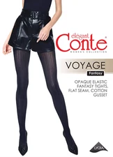 Conte Voyage 60 Den - Fantasy Women's Tights with relief vertical weave (19С-239
