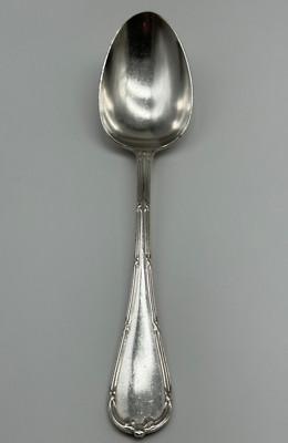 Vintage Christofle Rubans Silverplate European Place Oval Soup Spoon 8 1/8''