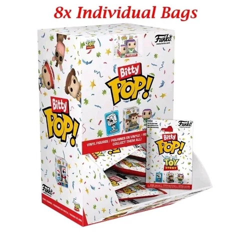 Lot of 8 Funko Bitty Pops Toy Story Disney Pixar Single Blind Bags Random Bundle