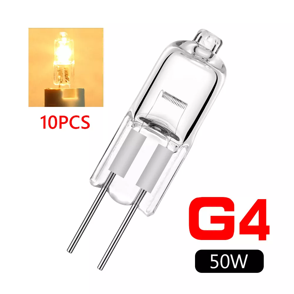 G4 JC Bi Pin Globe Energy Saving 12V Halogen Light 10 Pack Lamp