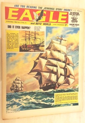 EAGLE COMIC Vol 17 No 41 DAN DARE U.F.O. AGENT - 8th OCTOBER 1966