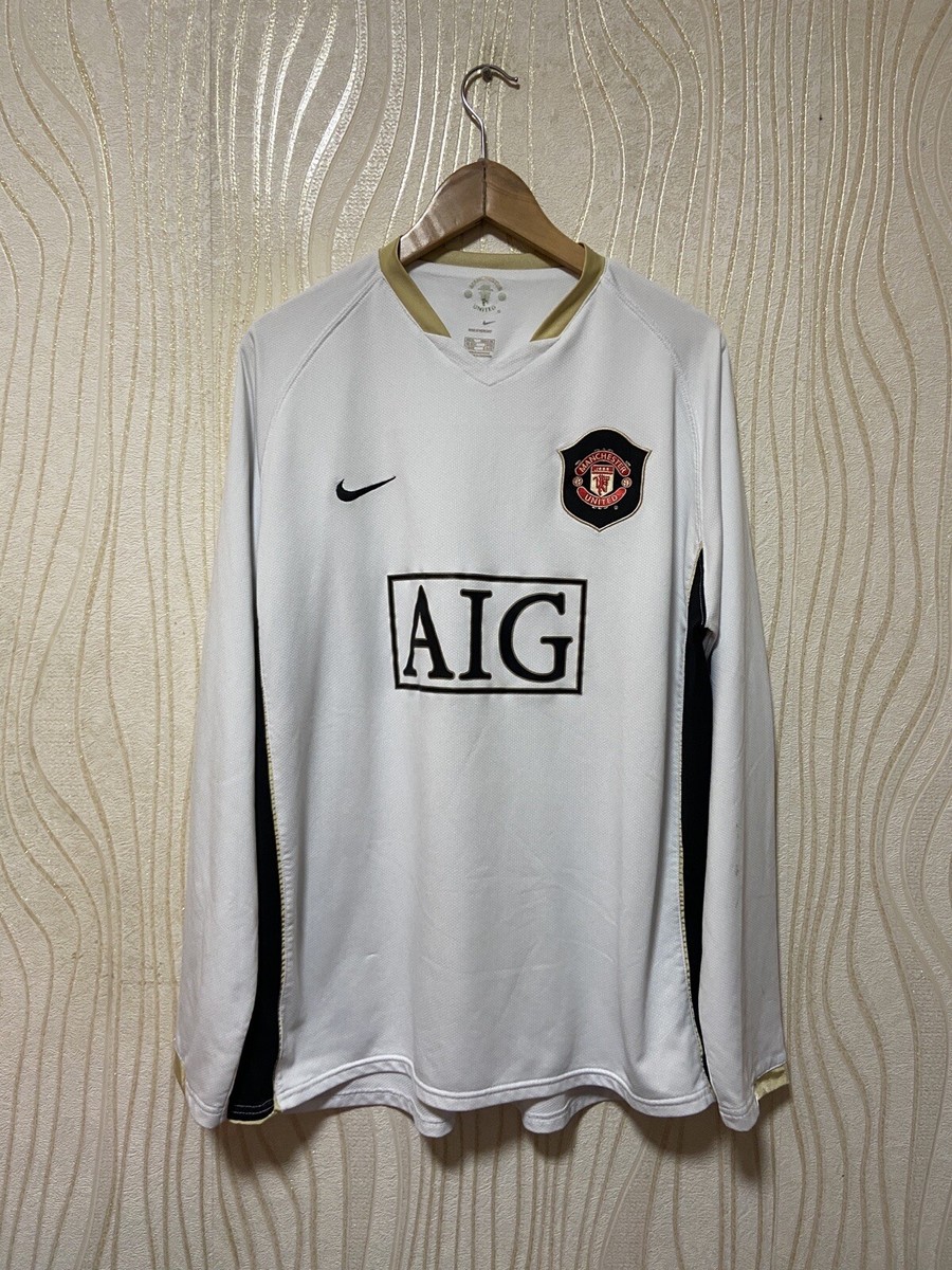 MANCHESTER UNITED 2006 2007 AWAY SHIRT JERSEY LONG SLEEVE MANCHESTER UNITED 2006 2007 AWAY SHIRT JERSEY LONG SLEEVE