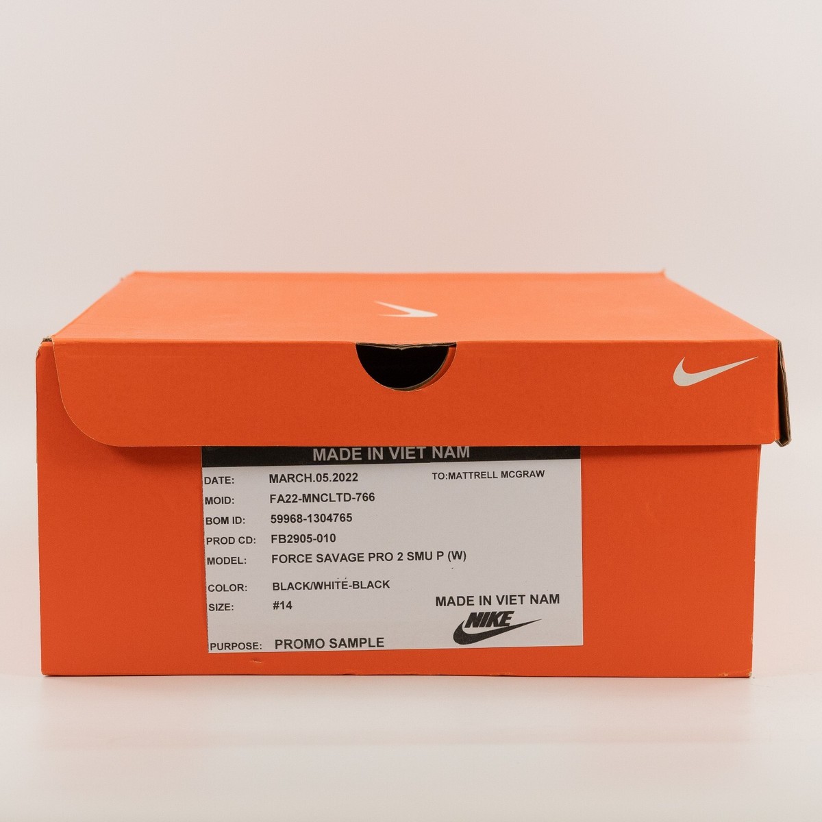 Nike Force Savage Pro 2 SMU P WIDE WIDTH FB2905-010 PROMO  display picture 2