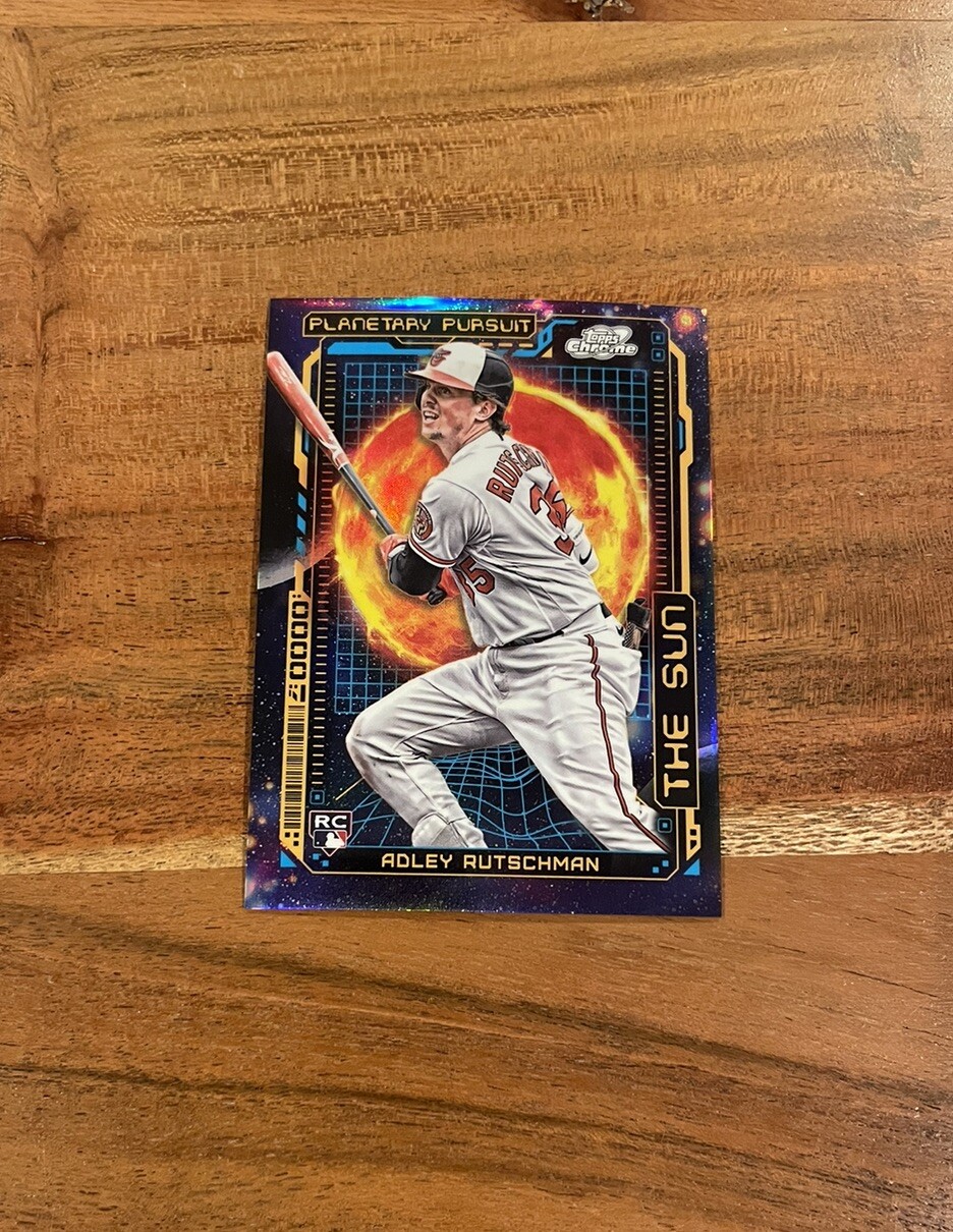 Adley Rutschman 2023 Topps Chrome Cosmic Planetary Pursuit Sun Refractor Rookie