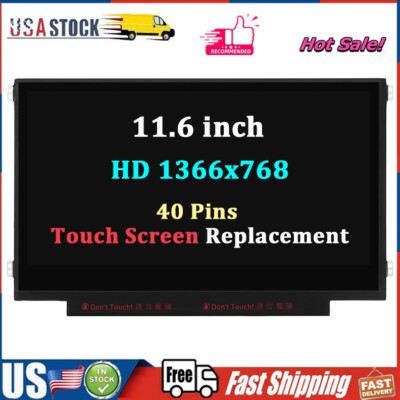 11.6'' for HP Chromebook 11 G7 EE 11MK G9 EE 40 Pin LCD Display Touch Screen A+