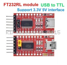 FT232 FT232RL FTDI USB 3.3V 5.5V to TTL Serial Adapter Module Type-C / Mini USB