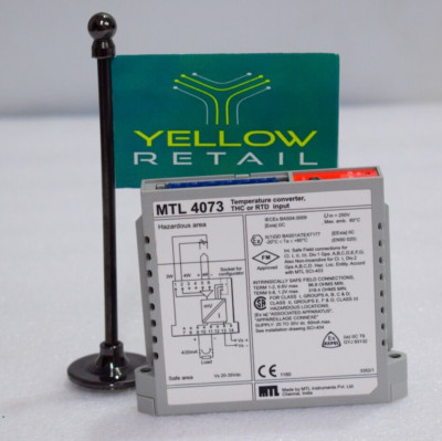 MTL4073 TEMPERATURE CONVETER THC OR RTD INPUT MTL 4073