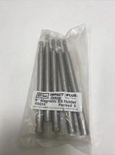 5pack IVY Classic 45Q54 6-Inch Power Bit, Impact Plus Magnetic extension..￼