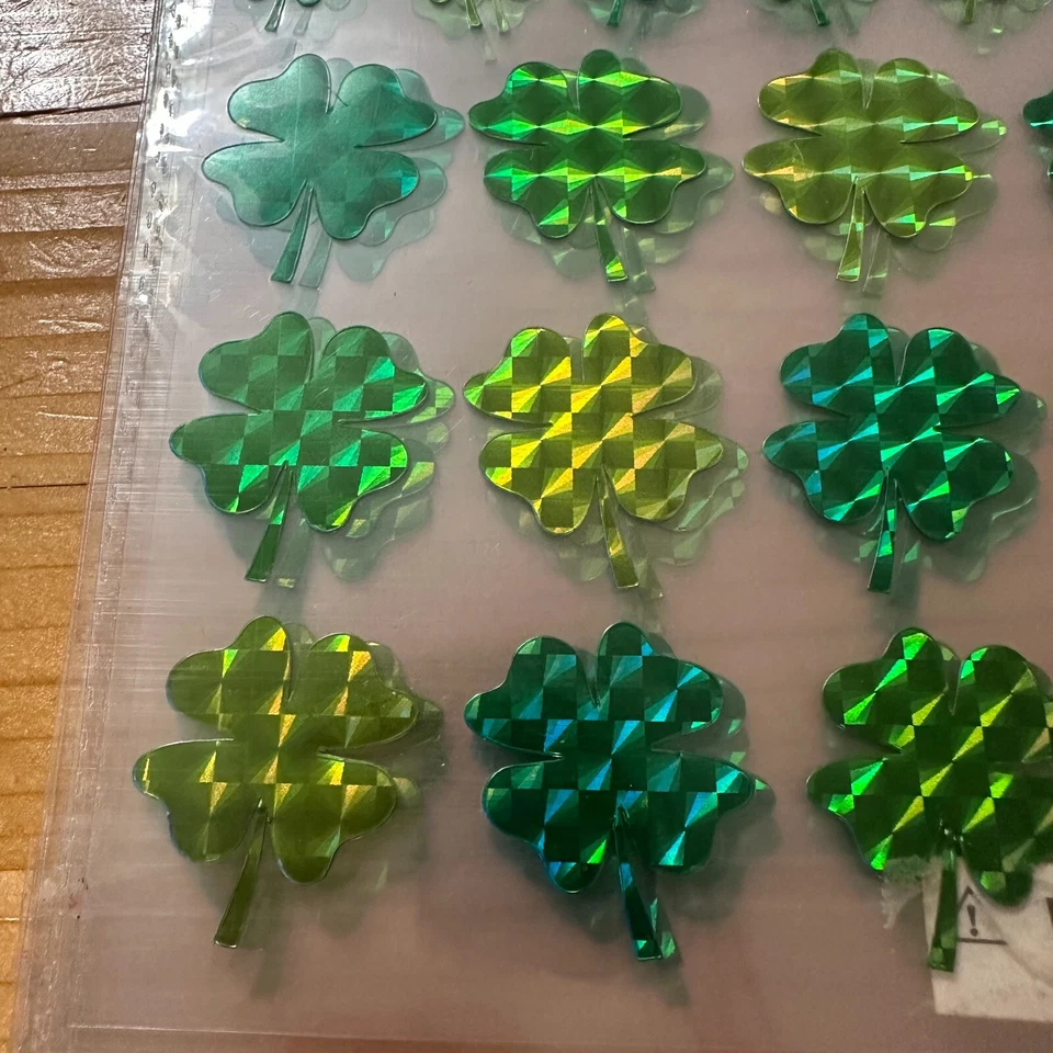 Trébol Darice Stickierz día de San Patricio álbumes de recortes manualidades de 4 Foto 2 de 2