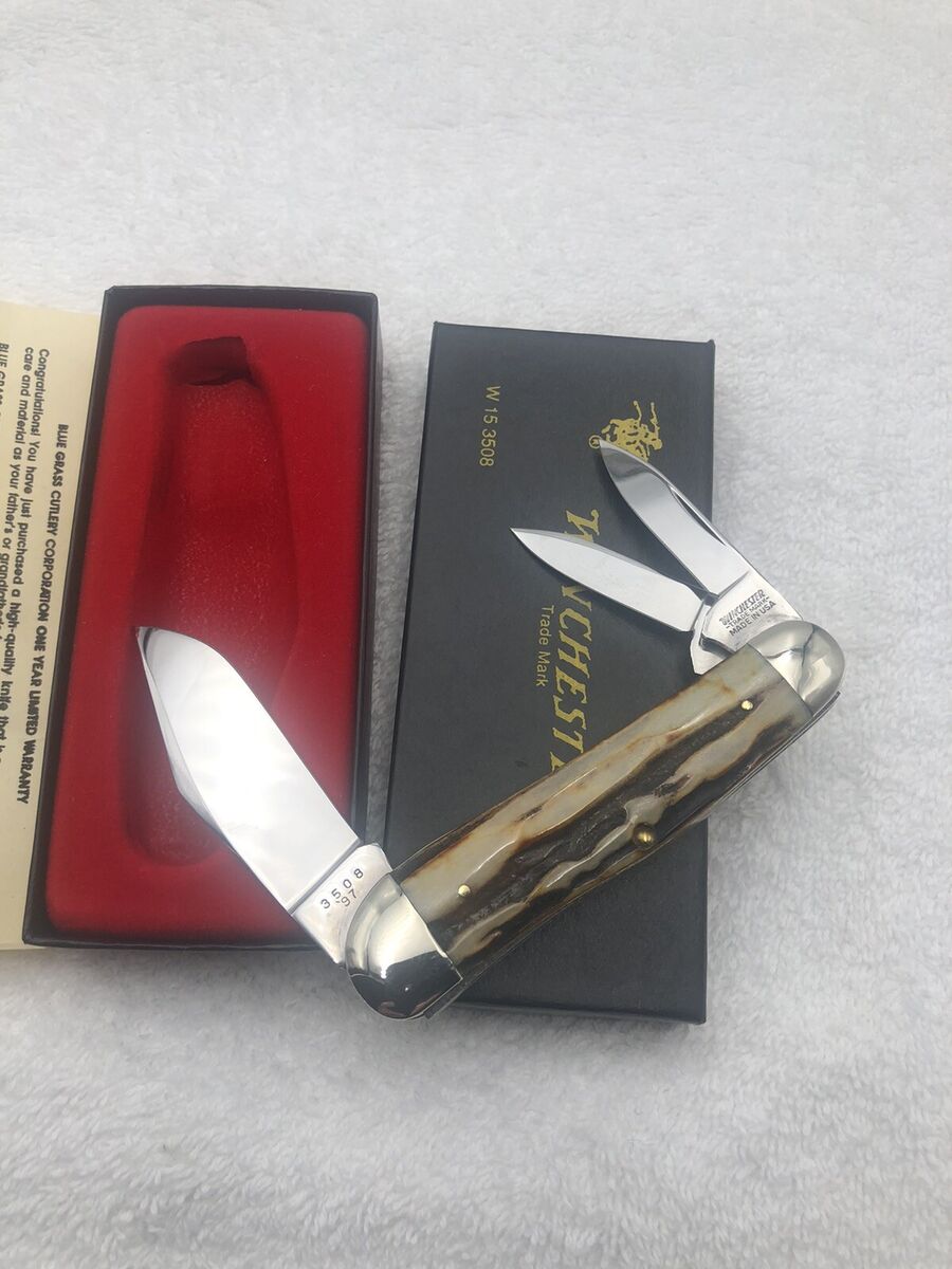 WINCHESTER W15 2978 STAG(1991年製) ハンティングナイフ、狩猟刀 WINCHESTER W15 2978 STAG(1991年製) ハンティングナイフ、狩猟刀