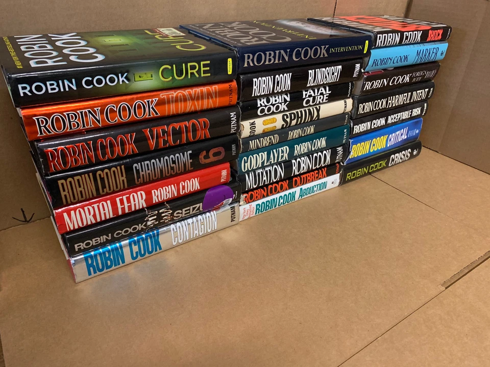 Lot of 10 ROBIN COOK MEDICAL Thriller Mystery ALL Hardcover HB HCDJ Books MIX - Image 4 of 4