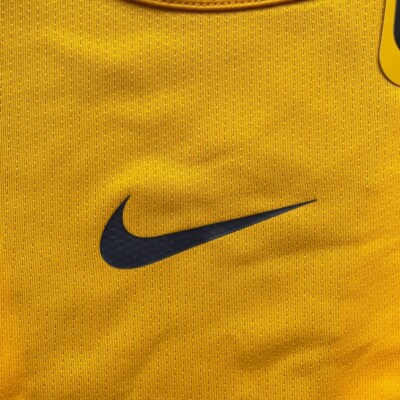 Nike RAFA 86 イエロー TシャツL 新品　レア 90s NIKE プリントTシャツ スウォッシュロゴ イエロー L ナイキ